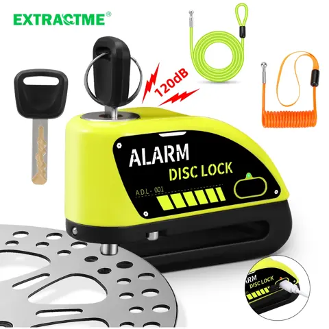 Bloque-disque alarme 120 dB rechargeable Extractme