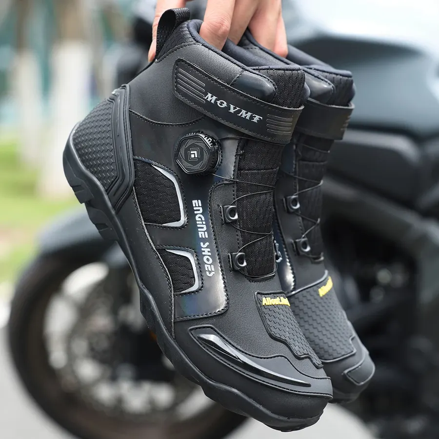 Bottines moto à serrage rotatif, photo 2