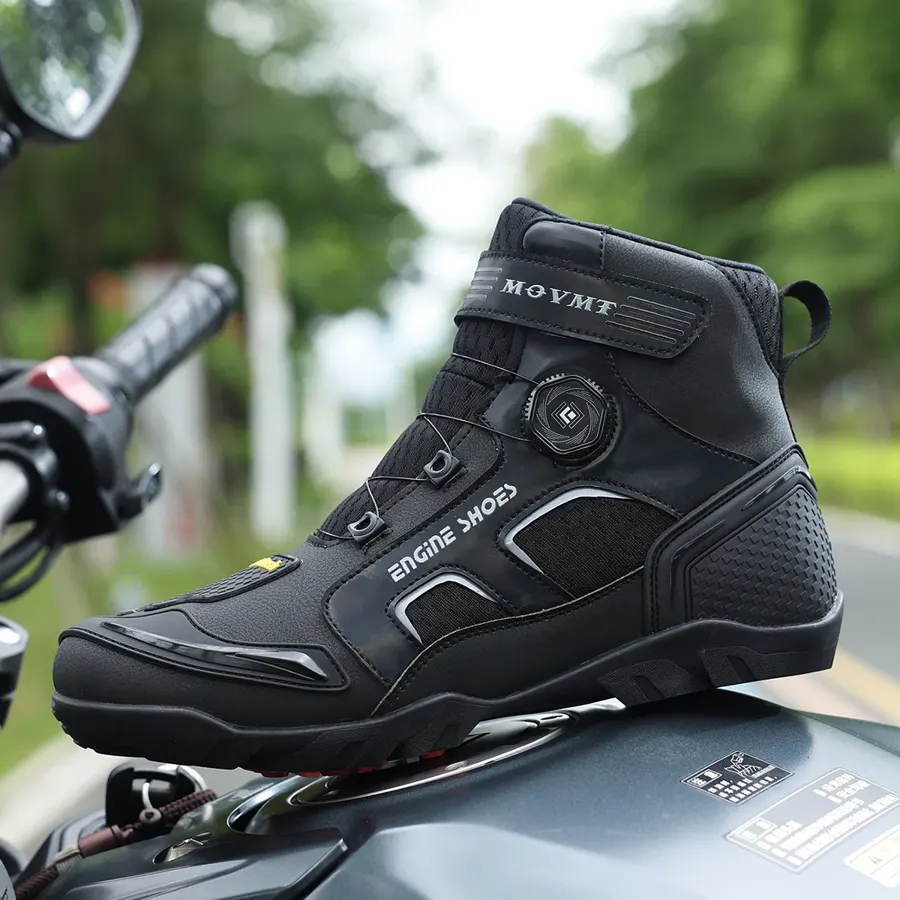 Bottines moto à serrage rotatif, photo 3