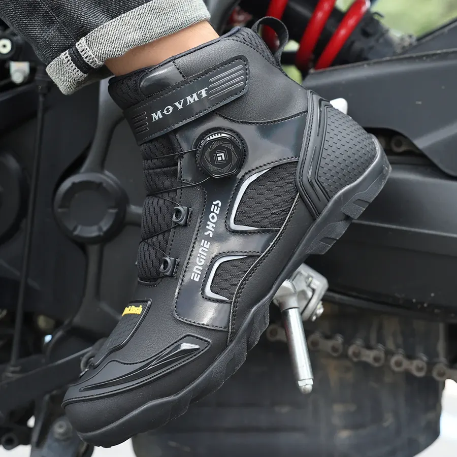 Bottines moto à serrage rotatif, photo 6
