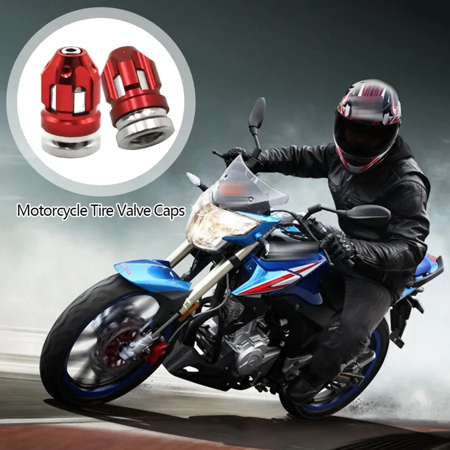 Bouchons de valve moto en aluminium CNC (la paire), photo 6