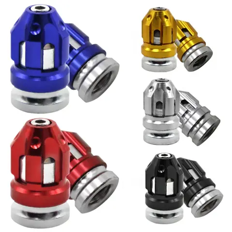 Bouchons de valve moto en aluminium CNC (la paire)
