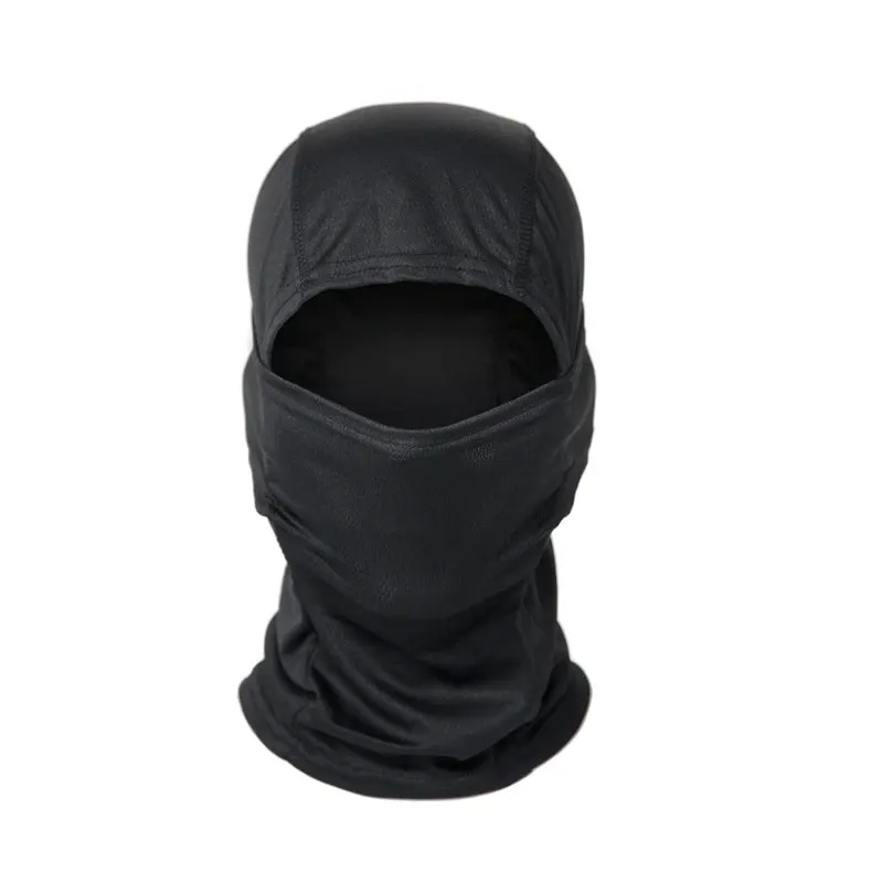 Cagoule moto été respirante, motif Noir
