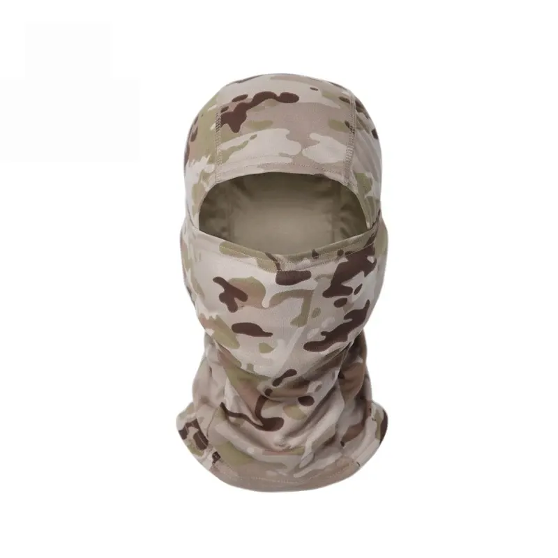 Cagoule moto été respirante, motif Camouflage sable
