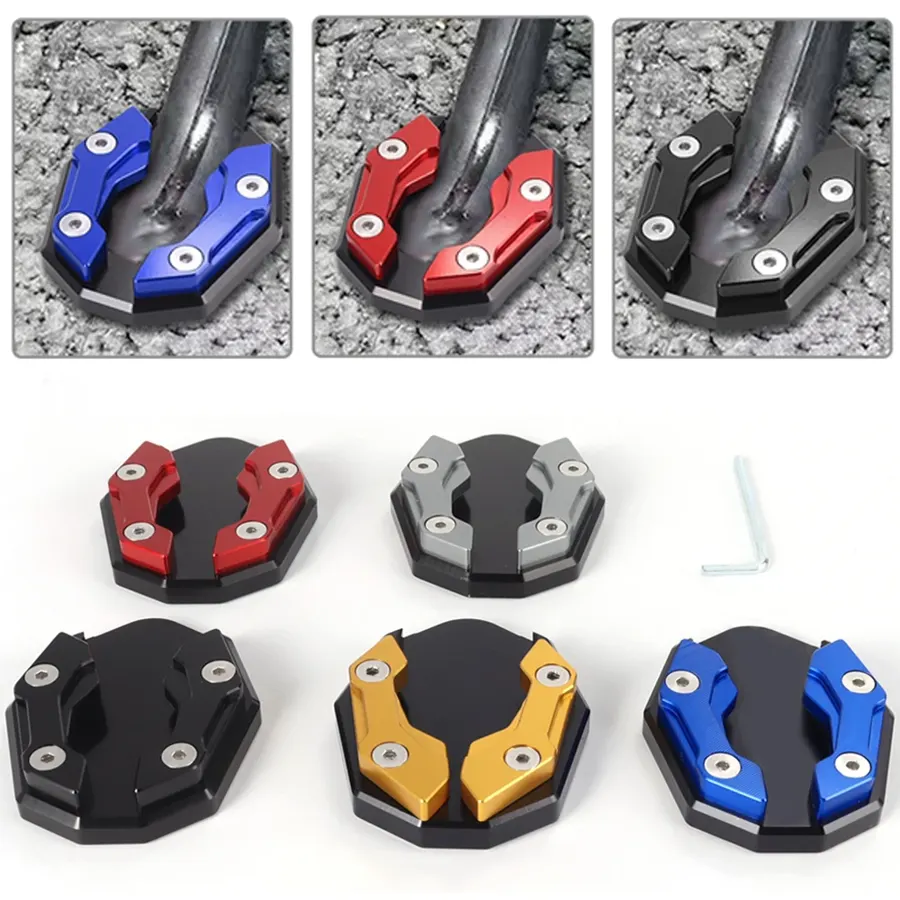 Extension de béquille latérale moto en aluminium