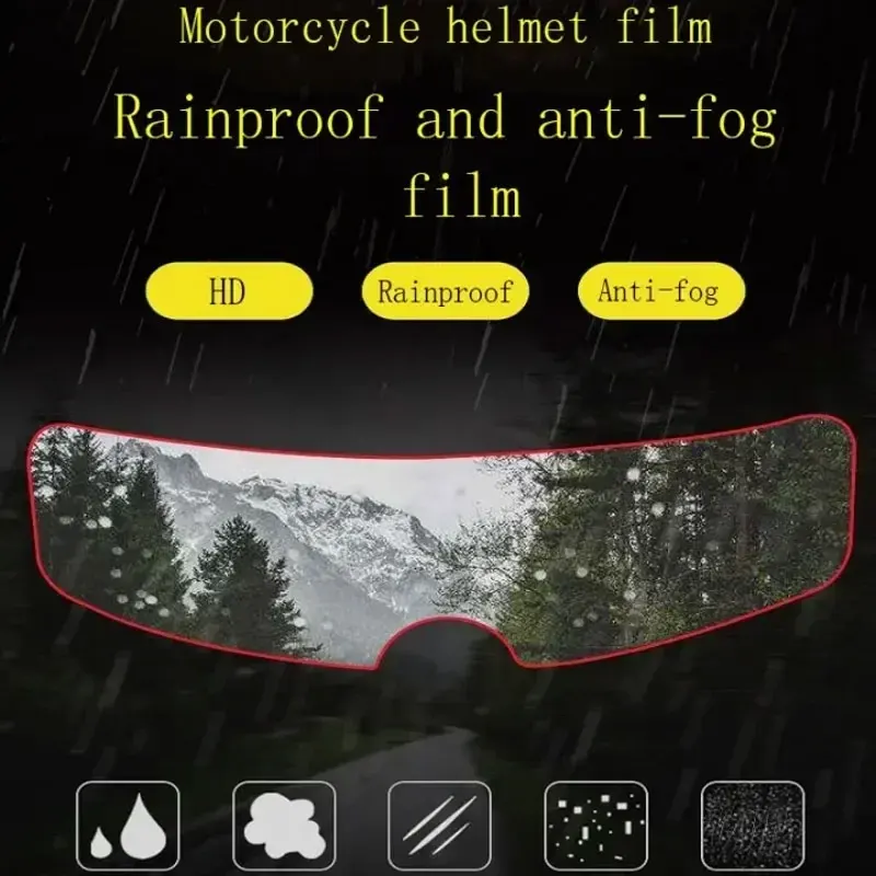 Film anti-buée ou anti-pluie universel pour visière de casque, photo 6