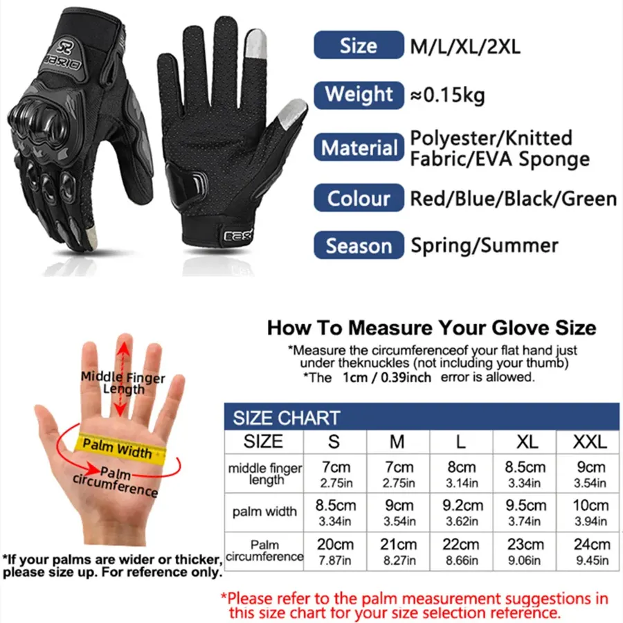 Gants moto respirants antidérapants, photo 6
