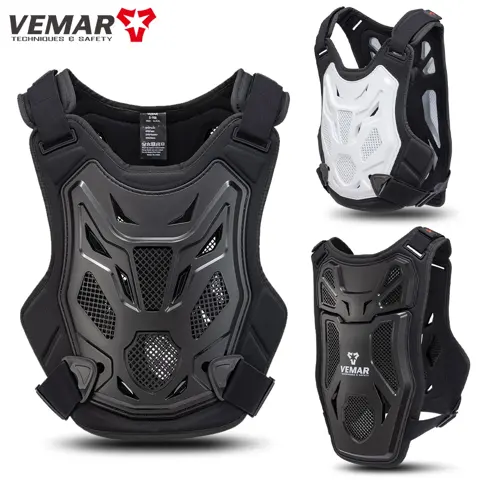 Gilet pare-pierres moto cross torse et dos