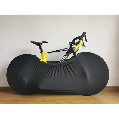 Housse de vélo d'intérieur extensible HSSEE, roues 26 à 29 pouces
