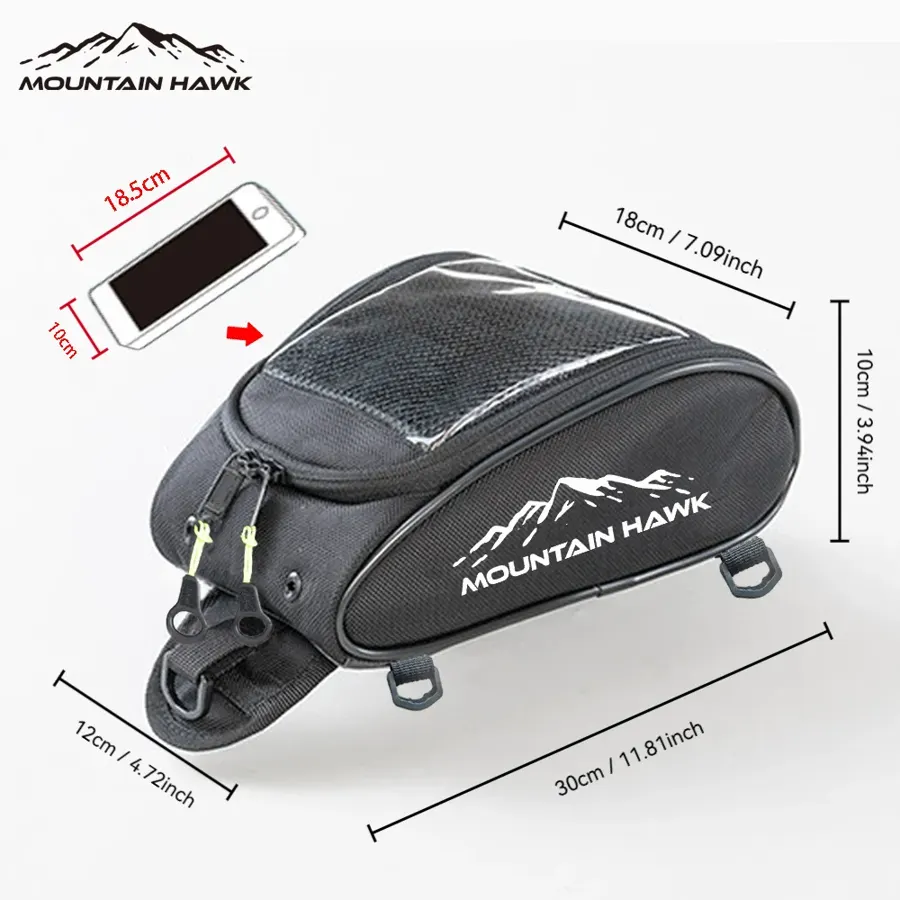 Sacoche de réservoir moto avec fenêtre tactile, photo 6