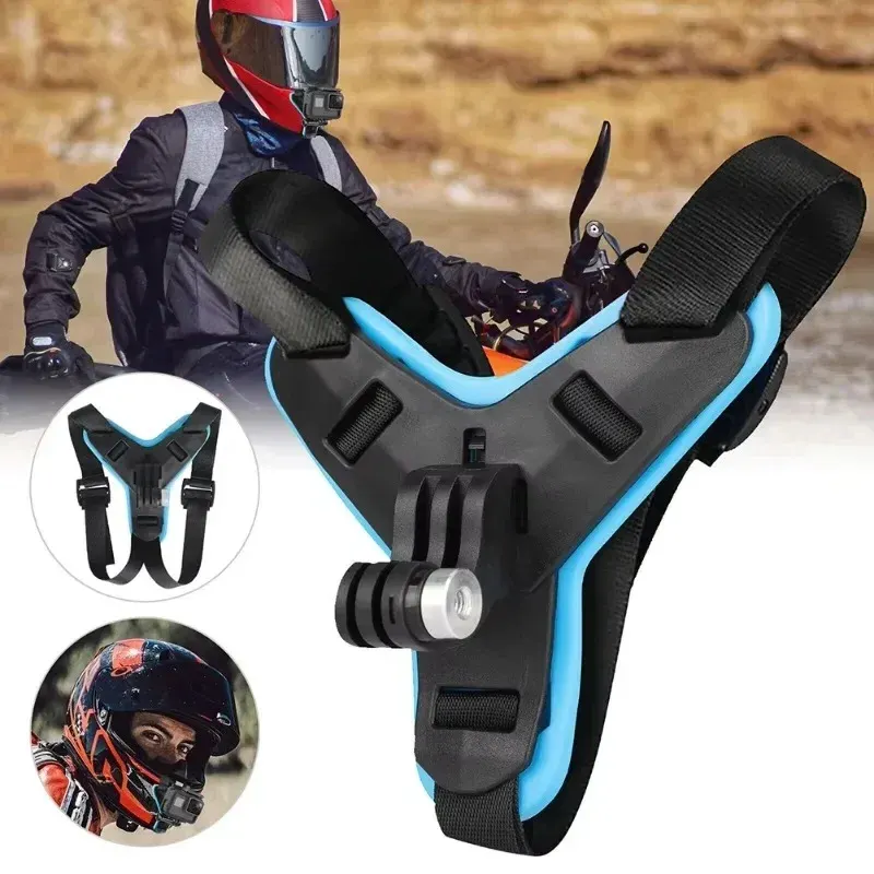 Support mentonnière de casque pour caméra d'action, photo 4